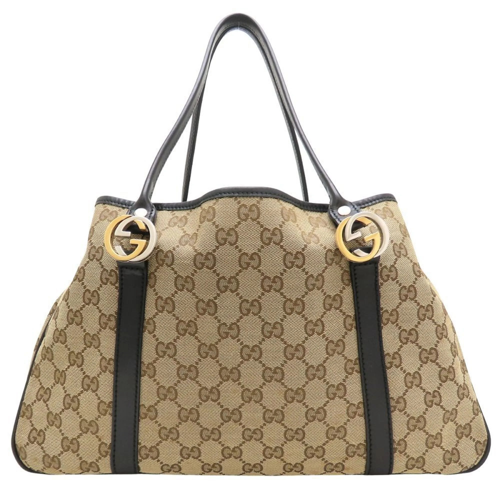 GUCCI Black Leather Tote Bag - Picture 2 of 16
